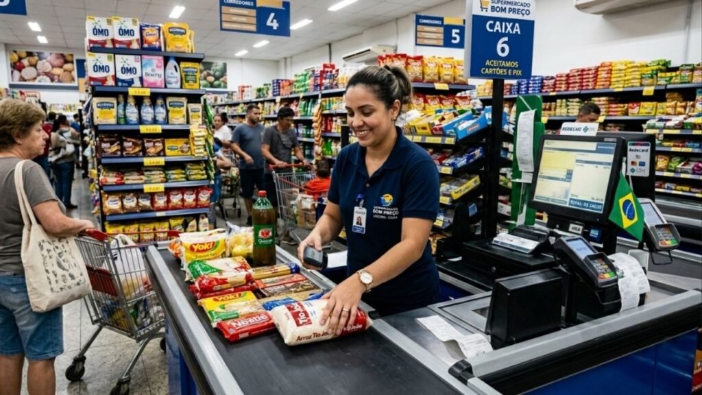 Novo salário nos supermercados: acordo redefine rendimentos por função, altera o funcionamento aos domingos e modifica os feriados