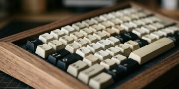 Teclas de computador quebradas podem virar peças criativas e estão voltando à moda