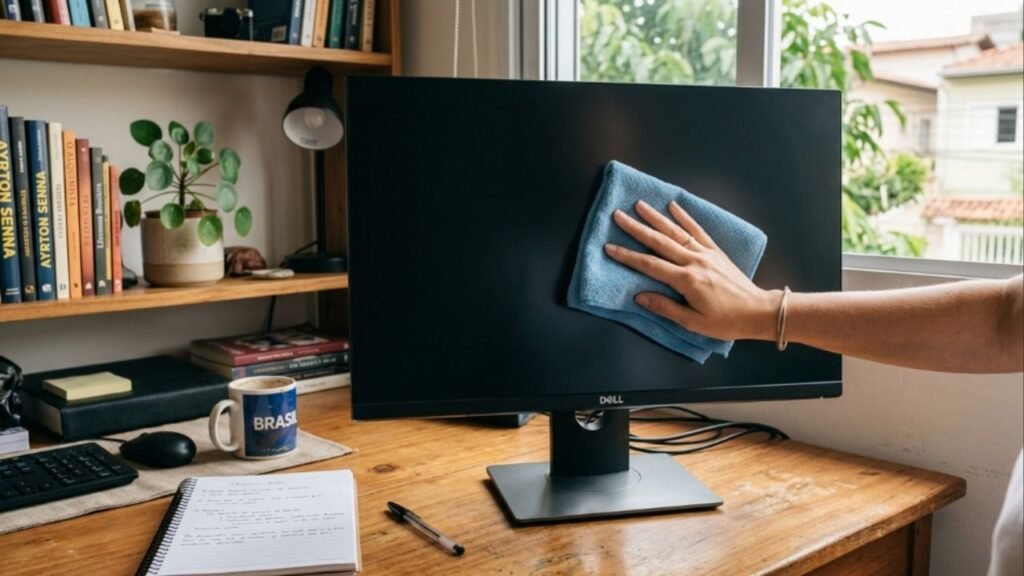 Como limpar a tela da televisão e dos monitores do computador sem riscar para recuperar a nitidez da imagem