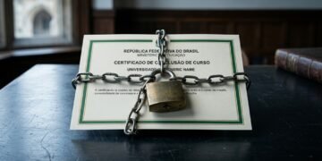 Universidade levou multa de 20 mil para aluno que teve diploma de mestrado travado por falta de documento completo