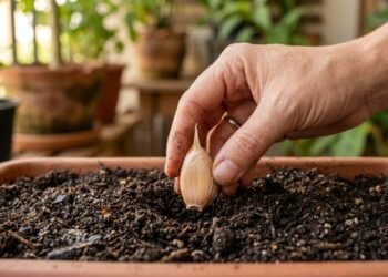 Nem sementes, nem mudas caras: com apenas 1 dente de alho você cria uma hortinha e nunca mais precisará comprar no mercado