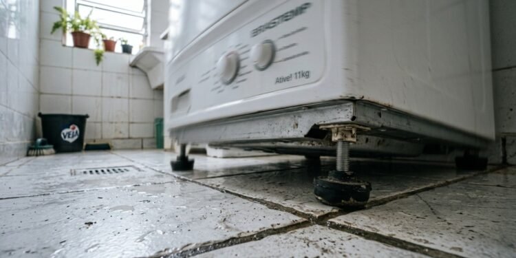 Máquina de lavar mal nivelada pode gastar mais, fazer barulho e quebrar peças antes da hora