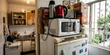 O perigo oculto de usar o topo da geladeira como armário