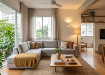 O segredo dos cômodos em formato de L para ganhar espaço e conforto em qualquer ambiente