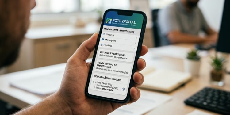 FGTS Digital libera mais de 140 mil pedidos de estorno que pagaram valores indevidos