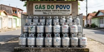 Governo libera para famílias receberem até 6 botijões de gás por ano sem pagar nada
