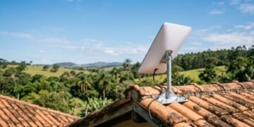 A internet por órbita baixa atende regiões isoladas sem depender de redes físicas.