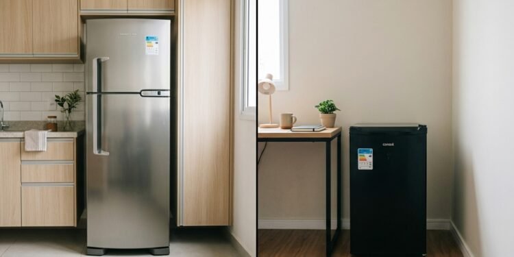 Frigobar ou geladeira: qual gasta menos energia e compensa mais?