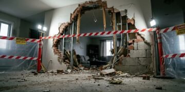 Vizinha remove parede de um prédio para unir dois estabelecimentos comerciais, mas Justiça manda reconstruí-la por considerar que a obra alterou a estrutura do imóvel