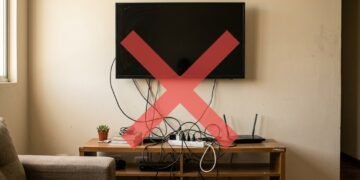 Esconda os cabos da sua TV sem furar a parede, um guia para uma sala de estar organizada e moderna
