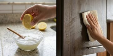 Armários da cozinha podem voltar a brilhar com apenas dois ingredientes naturais que você já tem em casa
