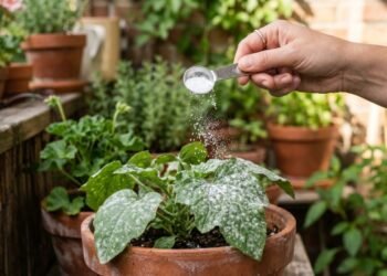 Antes de usar produtos fortes no jardim, entenda como o bicarbonato pode ajudar contra o fungo branco das plantas