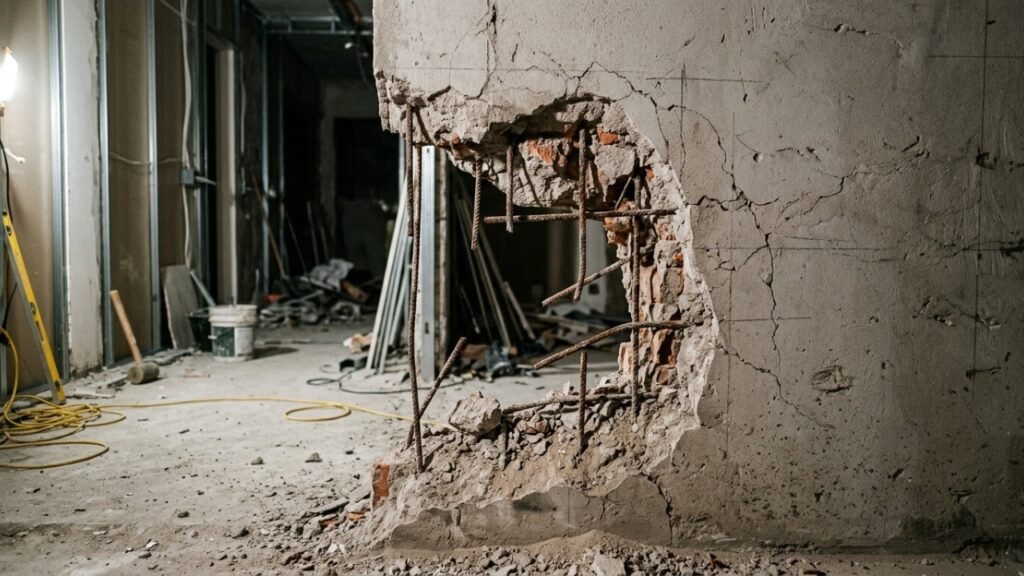 Vizinha remove parede de um prédio para unir dois estabelecimentos comerciais, mas Justiça manda reconstruí-la por considerar que a obra alterou a estrutura do imóvel