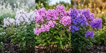 A planta que parece mudar de cor ao longo do dia e cria uma nuvem de flores no jardim