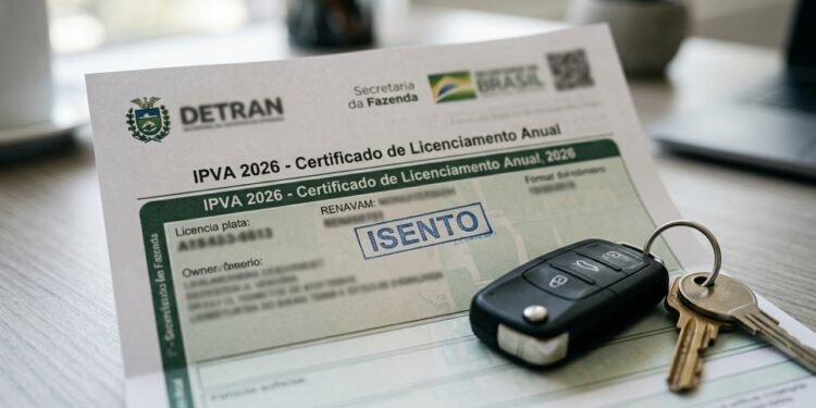 Quem tem direito à isenção do IPVA pode deixar de pagar o imposto legalmente