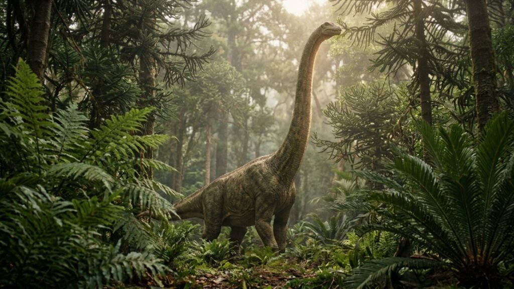 Cientistas descobrem dinossauro incrível com pescoço diferente dos demais dinossauros