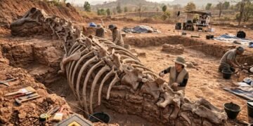 Cientistas descobrem dinossauro incrível com pescoço diferente dos demais dinossauros