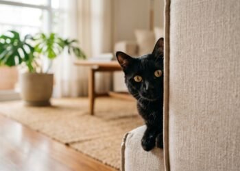 Os veterinários concordam que "Os gatos pretos são muito afetuosos, mas às vezes um pouco tímidos."