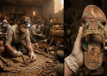 Artefato de mais de 3 mil anos revela como Tutancâmon carregava imagens de povos derrotados sob os próprios pés