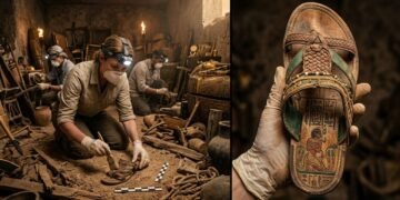 Artefato de mais de 3 mil anos revela como Tutancâmon carregava imagens de povos derrotados sob os próprios pés