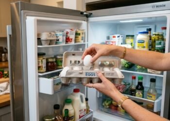 Nem sempre na porta: o local mais seguro da geladeira para guardar ovos e evitar variações de temperatura
