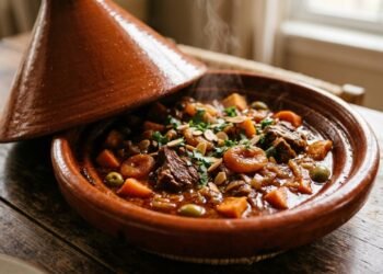 Direto de marrocos, como preparar um prato em uma única panela