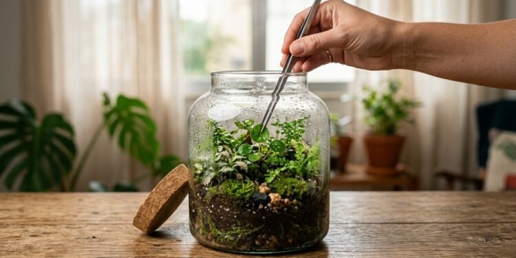 Terrário fechado em pote de vidro: passo a passo para montar em casa