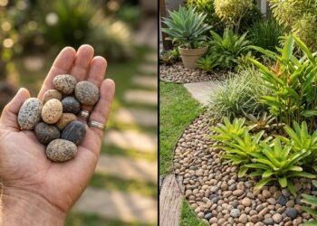 Como usar pedras no jardim sem errar: dicas de design que transformam qualquer espaço