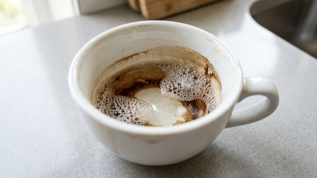 Como remover manchas amareladas de café de xícaras de porcelana, cerâmica e vidro