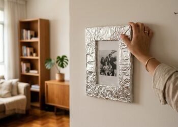 Como fazer quadros com papel alumínio para decorar sua casa