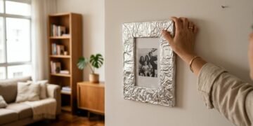 Como fazer quadros com papel alumínio para decorar sua casa