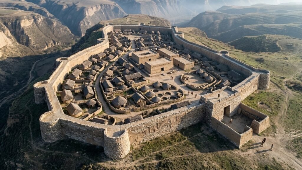 Sob uma cidade de pedra de 4.500 anos na China, arqueólogos encontraram 6 túneis que iam além dos muros da fortificação e ninguém esperava encontrar isso num sítio tão antigo