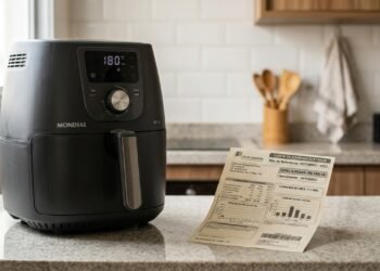 Air fryer pesa na conta de luz? Veja como economizar e quais aparelhos podem substituí-la