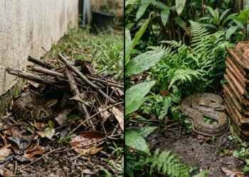 Com a chegada das chuvas, estes pontos do quintal podem atrair cobras para perto de casa