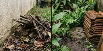 Com a chegada das chuvas, estes pontos do quintal podem atrair cobras para perto de casa