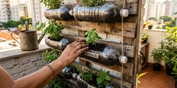 Projeto de até R$ 50 reaproveita garrafas e cria espaço para temperos em apartamentos pequenos