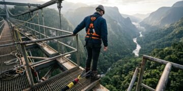 Homem falece em salto de bungee jump e família recebe R$ 300 mil e pensão mensal