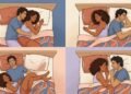 O que a posição de dormir com seu parceiro pode revelar sobre seu relacionamento