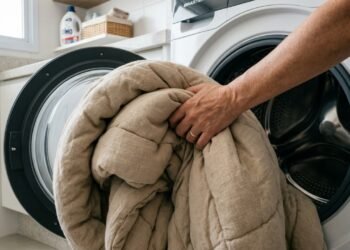 Adeus à lavanderia: o truque para lavar um edredom pesado na sua máquina de lavar doméstica sem estragá-lo.