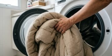 Adeus à lavanderia: o truque para lavar um edredom pesado na sua máquina de lavar doméstica sem estragá-lo.