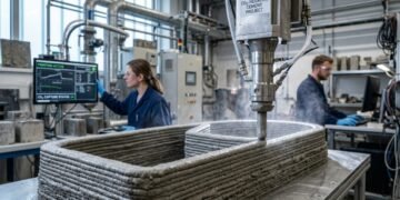 Cientistas de Singapura desenvolvem nova técnica de impressão 3D que aprisiona CO2 no concreto e aumenta sua resistência em 45%