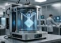 Pesquisadores de Utah desenvolvem uma impressora holográfica que fabrica estruturas 3D em apenas 20 segundos.