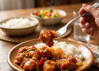 Receita tradicional de frango agridoce oriental para fazer em trinta minutos