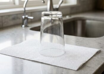 Especialista recomenda que “Colocar um copo com papel na pia da cozinha evita uma grande surpresa desagradável”