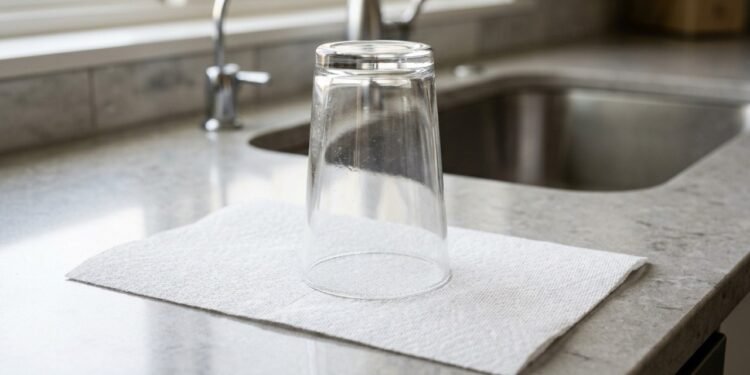Especialista recomenda que “Colocar um copo com papel na pia da cozinha evita uma grande surpresa desagradável”