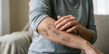 Hematomas que aparecem sem motivo podem indicar problemas no sangue e exigem atenção