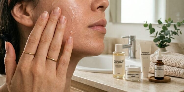 Dermatologistas apontam os 4 produtos que formam a base de uma rotina de skincare eficiente