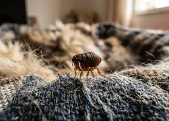 Se pulgas apareceram pela casa, você está vendo só uma parte pequena de um ciclo muito maior