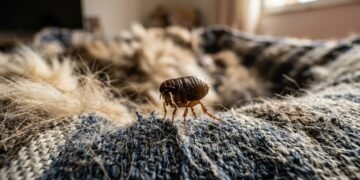 Se pulgas apareceram pela casa, você está vendo só uma parte pequena de um ciclo muito maior