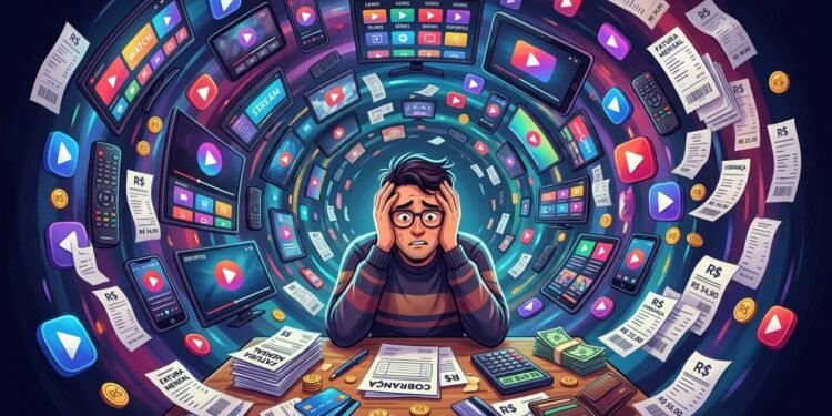 Assinaturas de streaming estão drenando o bolso e podem passar de R$ 380 por mês